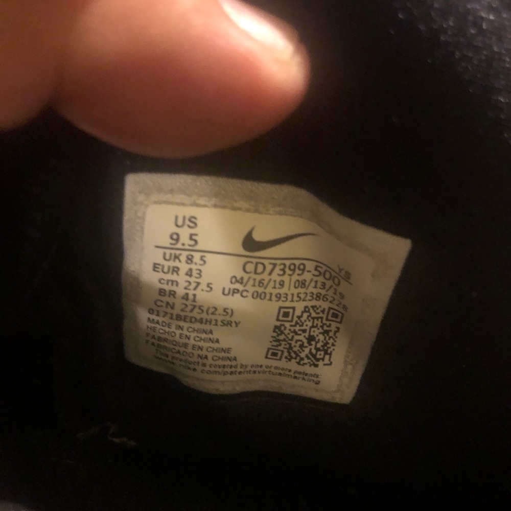 Nike Black Athletic Shoes